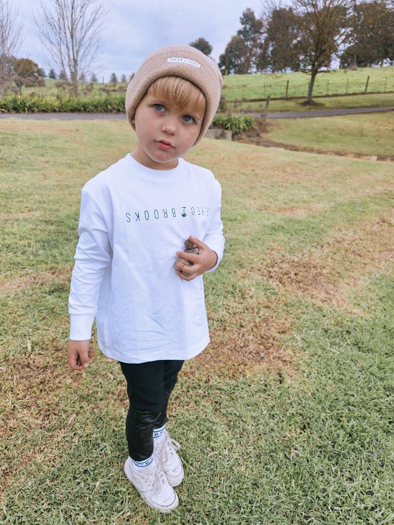 OG Long Sleeve White - Kids