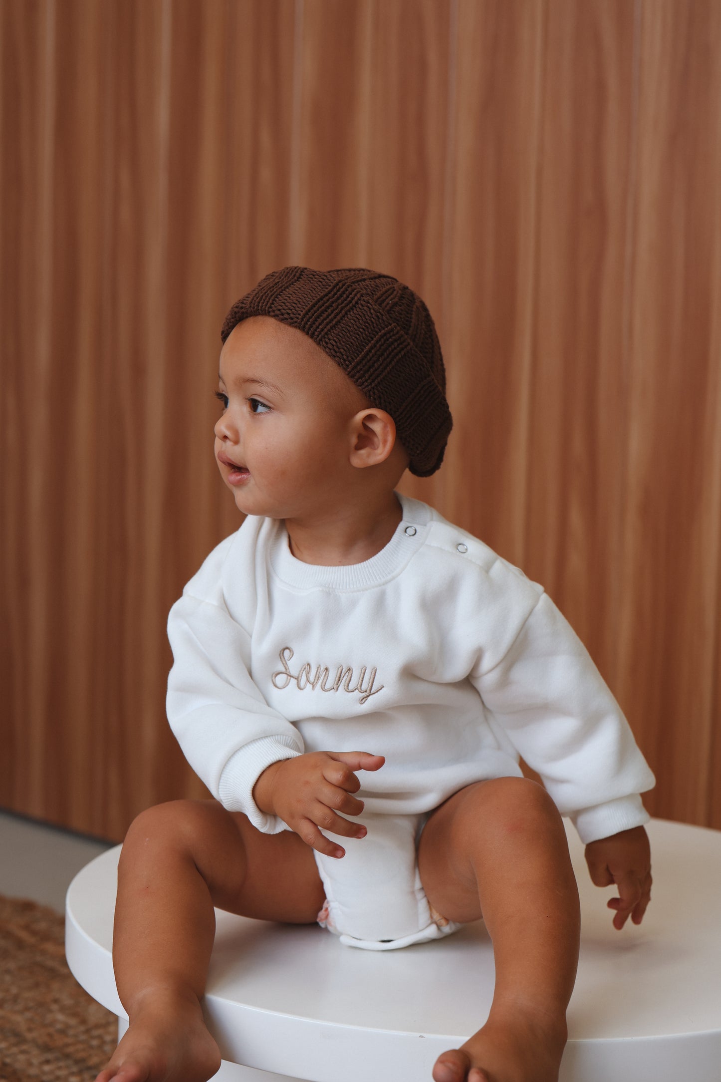 Winter Bubble Romper - Custom Embroidery