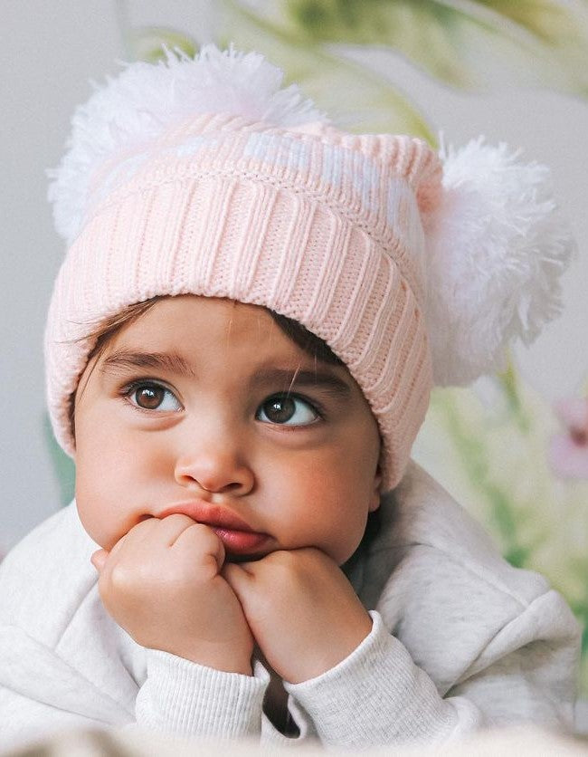 Pink Ellie Beanie - Kids