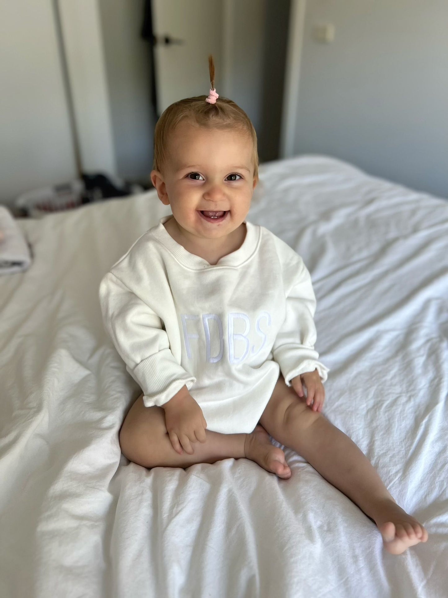 Winter Bubble Romper - Custom Embroidery