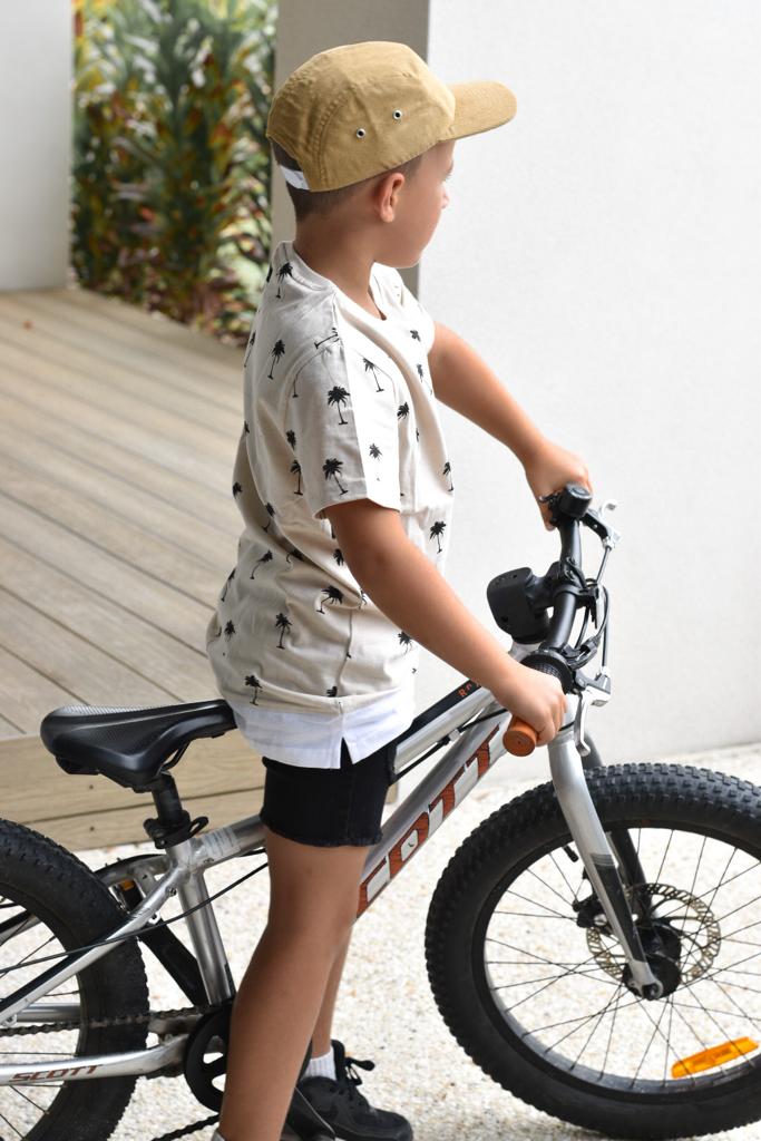 Kids Denim Jeg Shorts - Black Wash